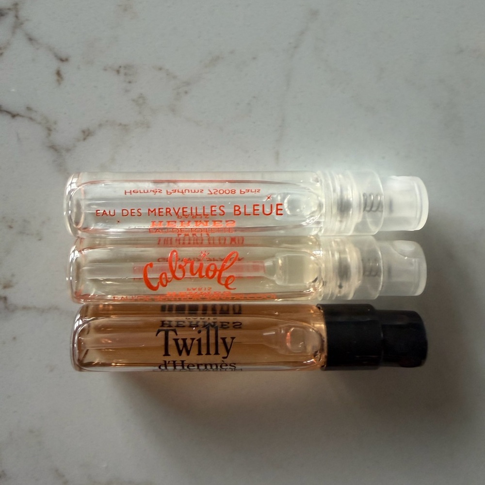Hermes perfume sample set